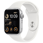 Apple Watch SE OLED 44 mm Digitale 368 x 448 Pixel Touch screen Argento Wi-Fi GPS (satellitare)