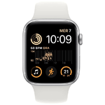 Apple-Watch-SE-OLED-44-mm-Digitale-368-x-448-Pixel-Touch-screen-Argento-Wi-Fi-GPS--satellitare-