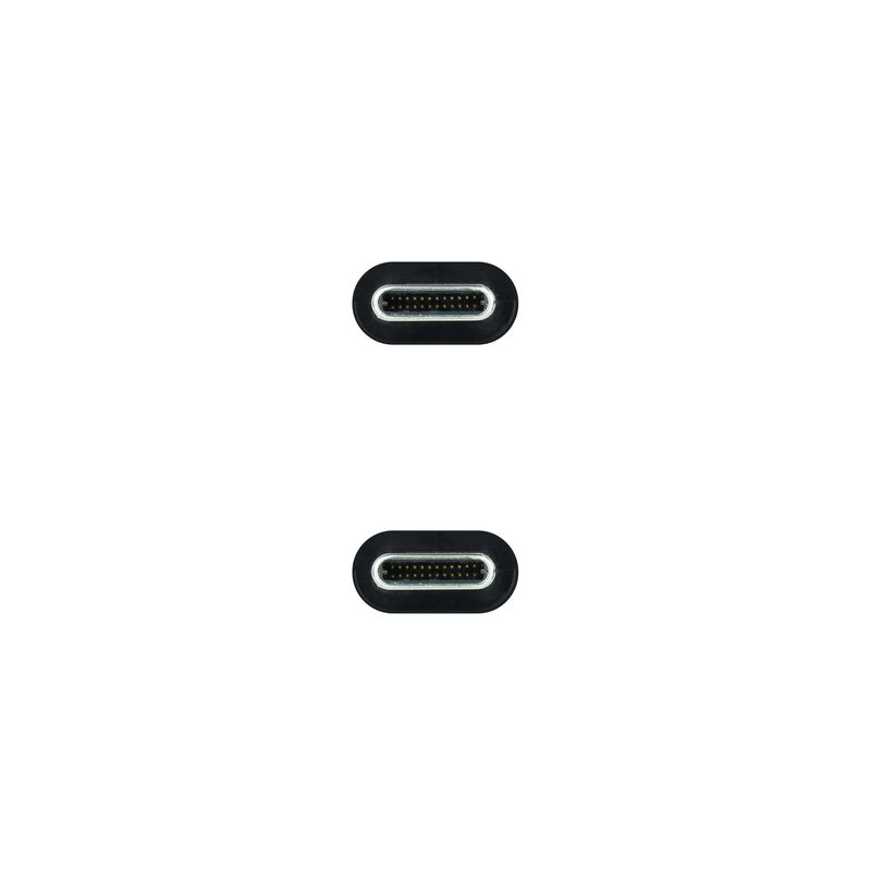 Cavo-Nanocable-USB-3.2-Gen2x2---20Gbps---5A-100W---4K-60Hz---USB-C-M-USB-C-M---3m---Nero