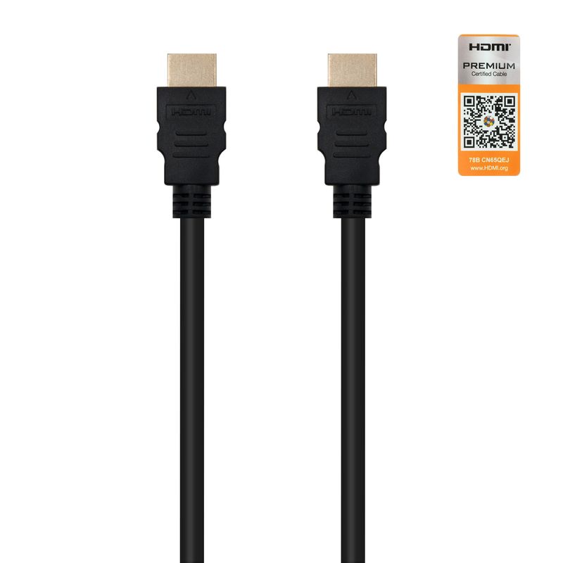 Nanocable-HDMI-V2.0-3m-cavo-HDMI-HDMI-tipo-A--Standard--Nero