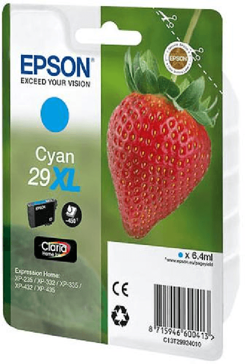 Epson-Strawberry-29XL-C-cartuccia-d-inchiostro-1-pz-Originale-Resa-elevata--XL--Ciano