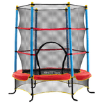 HOMCOM Trampolino Elastico da Interno ed Esterno per Bambini 3-6 Anni