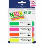 Faber Castell Faber-Castell 159591 evidenziatore 4 pz Verde, Arancione, Rosa, Giallo