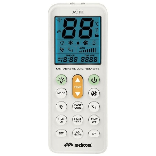 Meliconi-AC-100-telecomando-RF-Wireless-Aria-condizionata-Pulsanti