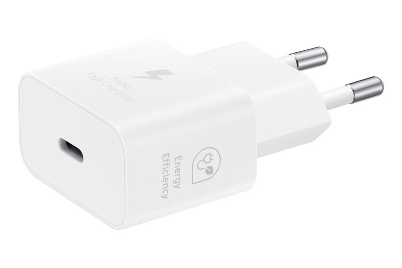 Samsung-Caricabatterie-USB-Type-C-Super-Fast-Charging--25W---Samsung-Quick-Charger-USB-C-25W---White-