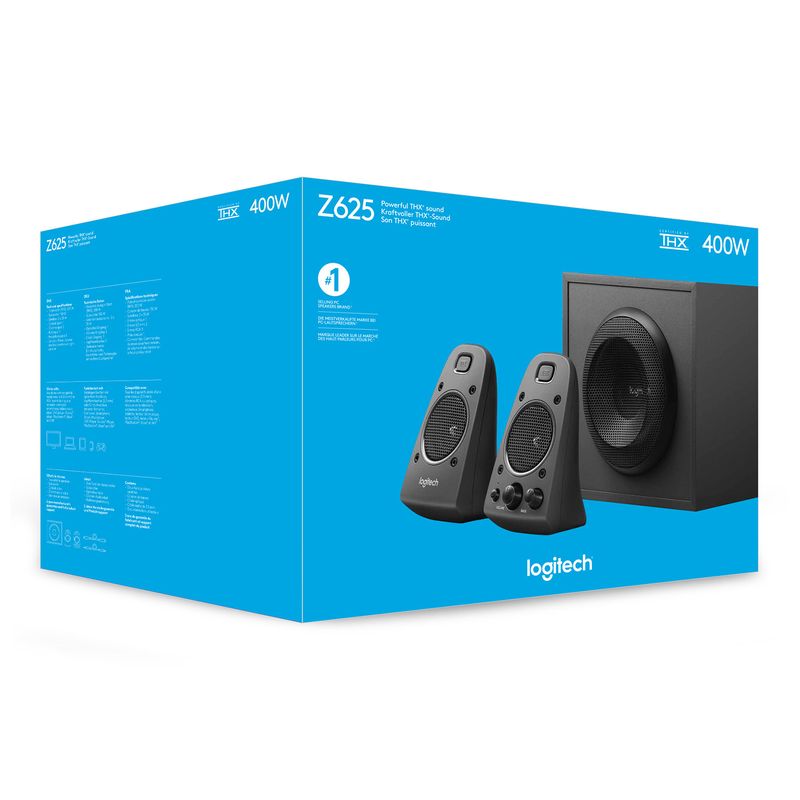 Sistema-di-altoparlanti-Logitech-Z-625-2.1-con-subwoofer-e-ingresso-ottico--potente-suono-THX-