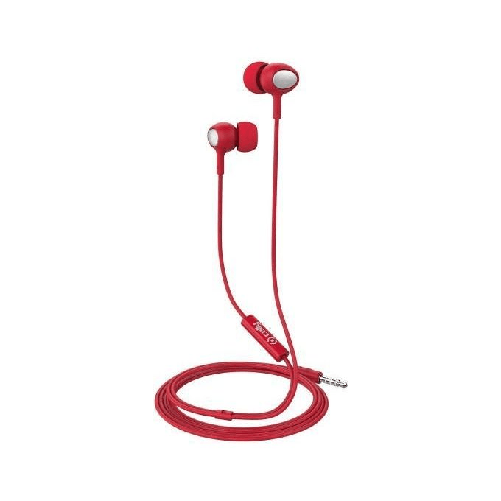 Celly-UP500-Auricolare-Cablato-In-ear-Musica-e-Chiamate-Rosso