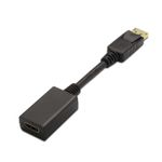 AISENS A125-0134 cavo e adattatore video 0,15 m DisplayPort HDMI Nero