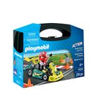 Playmobil Action - Valigia da trasporto Go-Cart Racer (9322)