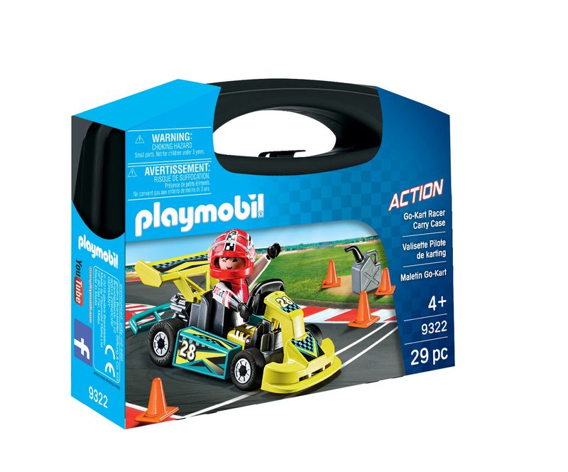 Playmobil-Action---Valigia-da-trasporto-Go-Cart-Racer--9322-