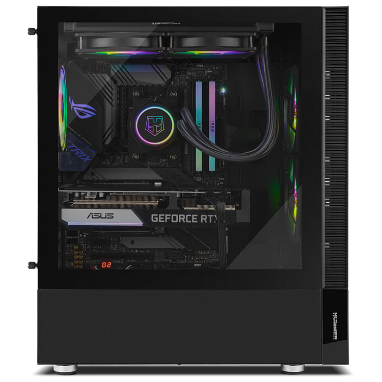 Nox-Hummer-Horus-Box-Semiterire-ATX-Micro-Atx---Glass-del-Templado-laterale-e-pannello-anteriore---Dimensione-dell-HDD-