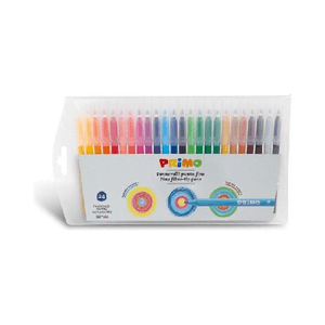 Primo 606PEN24B marcatore Fine Multicolore 24 pz