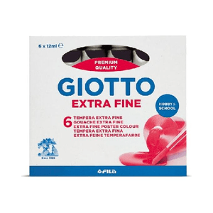 Giotto 352024 colore a tempera 12 ml Tubo Nero