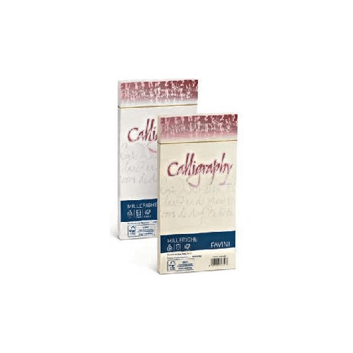 Favini-Millerighe-Calligraphy-busta-DL--110-x-220-mm--Bianco-25-pz