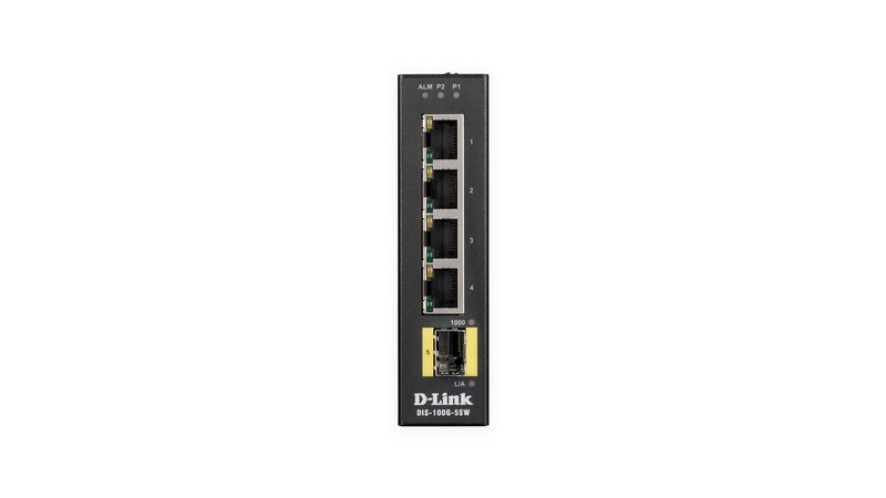 D-Link-DIS‑100G‑5SW-Non-gestito-L2-Gigabit-Ethernet--10-100-1000--Nero