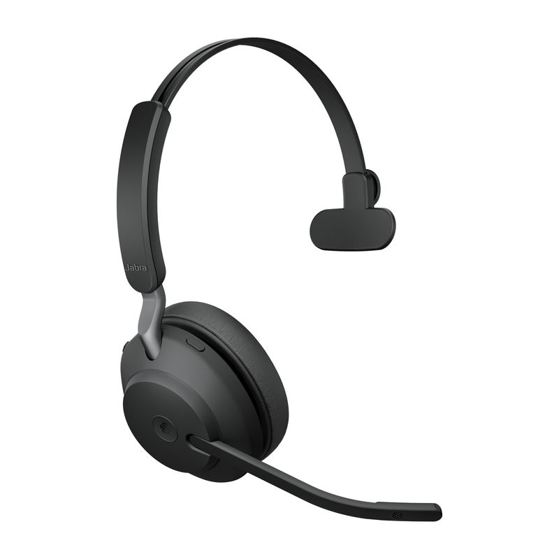 Jabra-Evolve2-65-MS-Mono-Auricolare-Wireless-A-Padiglione-Ufficio-USB-tipo-C-Bluetooth-Nero