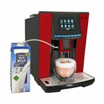 Acopino Vittoria One Touch Macchina per Espresso e cappuccino Rossa