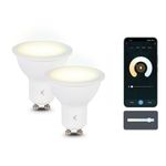 Ksix BXBULBGU22 lampada LED Bianco freddo, Bianco caldo 5,5 W GU10