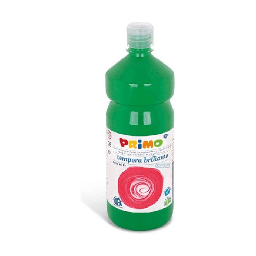 Primo-204BR1000610-colore-a-tempera-1000-ml-Bottiglia-Verde