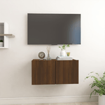 Mobile TV Pensile Rovere Marrone 60x30x30 cm Legno ingegnerizzato