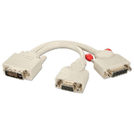 Lindy 41048 cavo e adattatore video 0,2 m VGA (D-Sub) Bianco