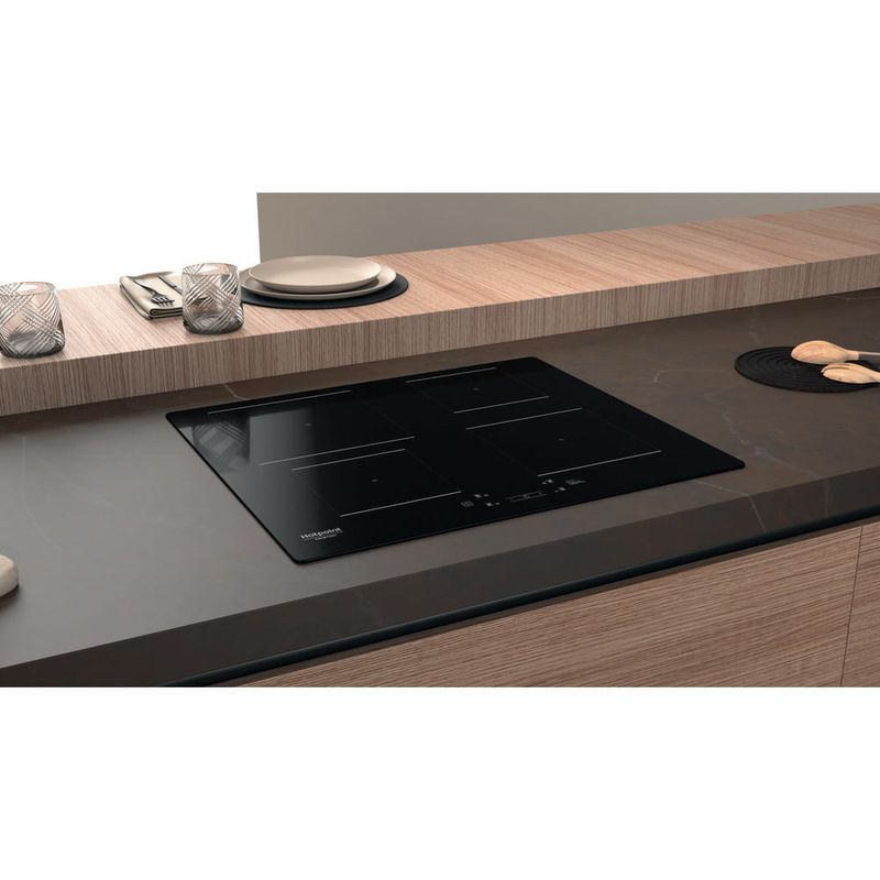 Hotpoint-HQ-2260S-NE-Nero-Da-incasso-59-cm-Piano-cottura-a-induzione-4-Fornello-i-