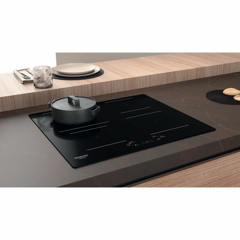 Hotpoint-HQ-2260S-NE-Nero-Da-incasso-59-cm-Piano-cottura-a-induzione-4-Fornello-i-