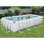 Bestway Power Steel Piscina mis.549x274x122 cm, pvc/tritech, effetto mosaico interno, include filtro a sabbia