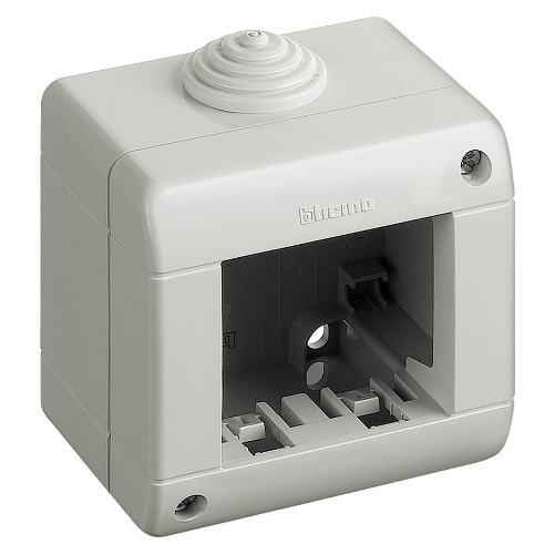 Bticino-matix-magic-scatola-parete-grigia-ip40-2-posti-25402