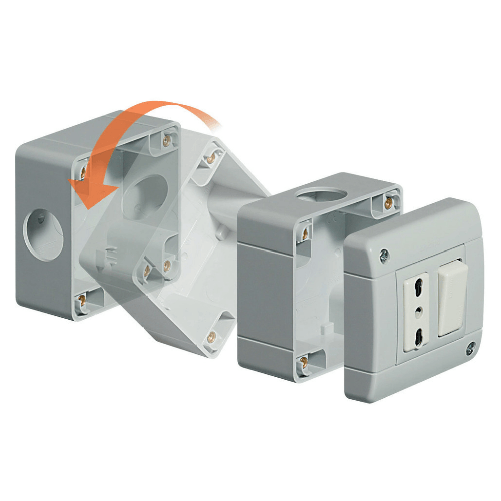 Bticino-matix-magic-scatola-parete-grigia-ip40-2-posti-25402