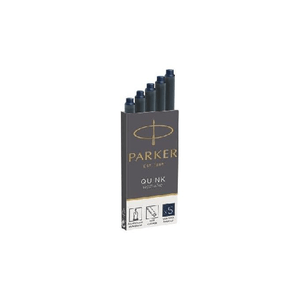 Parker 1950385 ricaricatore di penna Nero, Blu 5 pz