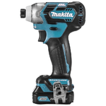 Makita TD111DSAJ avvitatore a batteria 1/4" 135 Nm Nero, Blu 10,8 V