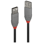 Lindy 36703 cavo USB USB 2.0 2 m USB A Nero, Grigio