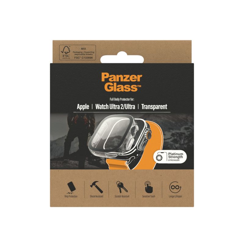 PanzerGlass-Full-Protection-Apple-Watch-NEW-8-49mm-Trasparente-Vetro-temperato-Polietilene-tereftalato--PET-