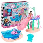 Spin Master Gabby's Dollhouse , set di gioco Piscina fusastica con personaggi Gabby e Siregatta