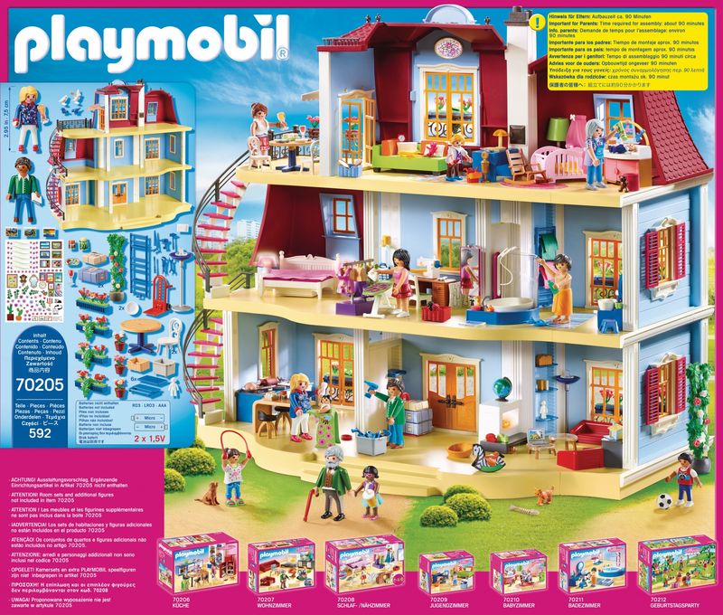 Playmobil-Casa-delle-bambole---La-mia-grande-casa-delle-bambole--70205-