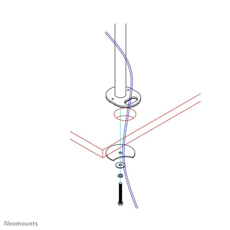 Neomounts-by-Newstar-Piastra-di-montaggio-per-boccola.