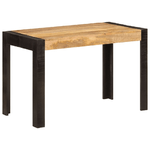 vidaXL Tavolo da Pranzo 120x60x76 cm in Legno Massello di Mango