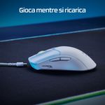 Mouse-da-gioco-HyperX-Pulsefire-Haste--USB-wireless-simmetrico-fino-a-26.000-dpi-bianco-