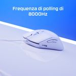 Mouse-da-gioco-HyperX-Pulsefire-Haste--USB-cablato-simmetrico-fino-a-26.000-dpi-bianco-