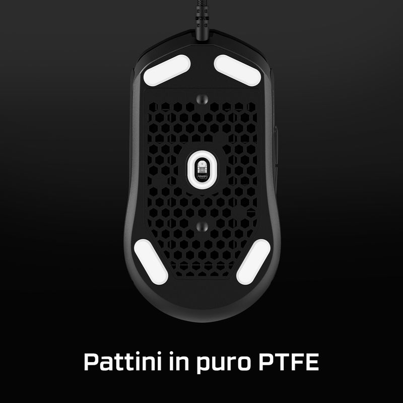 Mouse-da-gioco-HyperX-Pulsefire-Haste--USB-cablato-simmetrico-fino-a-26.000-dpi-bianco-