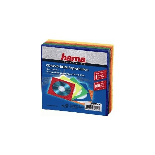 Hama-00078369-custodia-CD-DVD-Custodia-a-tasca-1-dischi-Multicolore