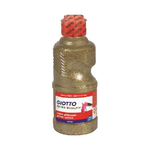 Giotto FILA Flacone 250 Ml Tempera Glitterata Colore Oro - Ideale Per Lavoretti Natalizi