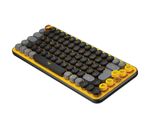 Logitech-POP-Keys-Wireless-Mechanical-Keyboard-With-Emoji-Keys-tastiera-Bluetooth-QWERTZ-Tedesco-Nero-Grigio-Giallo