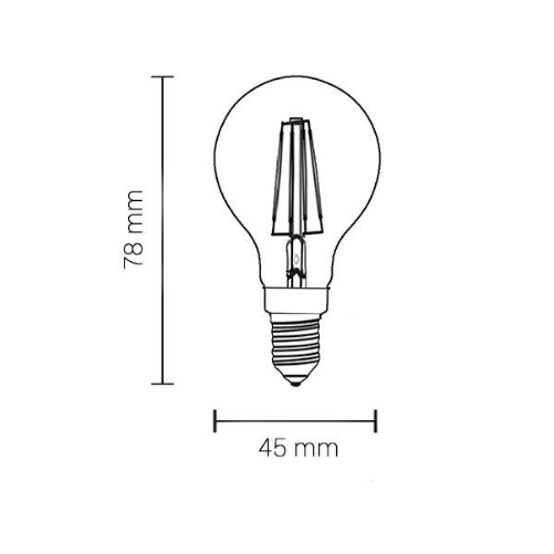 Lampadina-led-filamento-sfera-attacco-e14-potenza-4-watt-----temperatura-colore-lampada-4500k-bianco-naturale-confez...