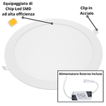 Pannello-led-incasso-285cm-24watt-slim-tondo-soffitto-alimentatore-incluso-----temperatura-colore-lampada-4500k-bianc...