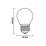 Lampadina-led-filamento-sfera-attacco-e27-potenza-6-watt-----temperatura-colore-lampada-4000k-bianco-naturale-confez...