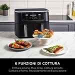 Ninja-AF400EU-friggitrice-Doppia-95-L-Indipendente-2470-W-Friggitrice-ad-aria-calda-Nero