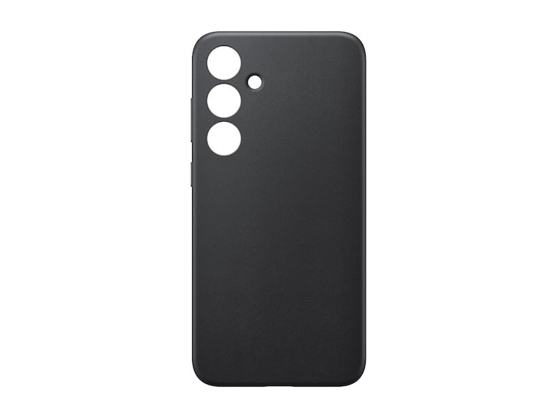 Samsung-Galaxy-S24--Soft-Touch-Cover--Eureka-Vegan-Leather-CaseBlack-