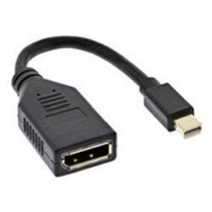 In Linea Connettore DisplayPort in linea Mini DisplayPort per DisplayPort 0,15 m, nero, 4K2K